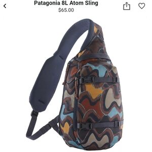 Patagonia Wave Pattern Sling Bag